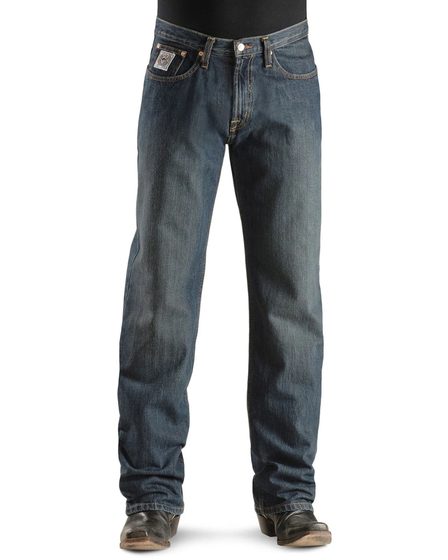 Cinch Jeans - White Label Relaxed Fit Denim Jeans Dark Stonewash 2 Cinch Jeans - White Label Relaxed Fit Denim Jeans Dark Stonewash - Image 2