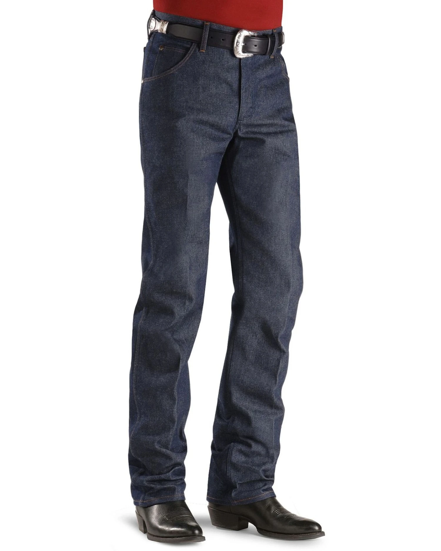 Wrangler 47MWZ Premium Performance Cowboy Cut Rigid Regular Fit Jeans 2 Wrangler 47MWZ Premium Performance Cowboy Cut Rigid Regular Fit Jeans - Image 2