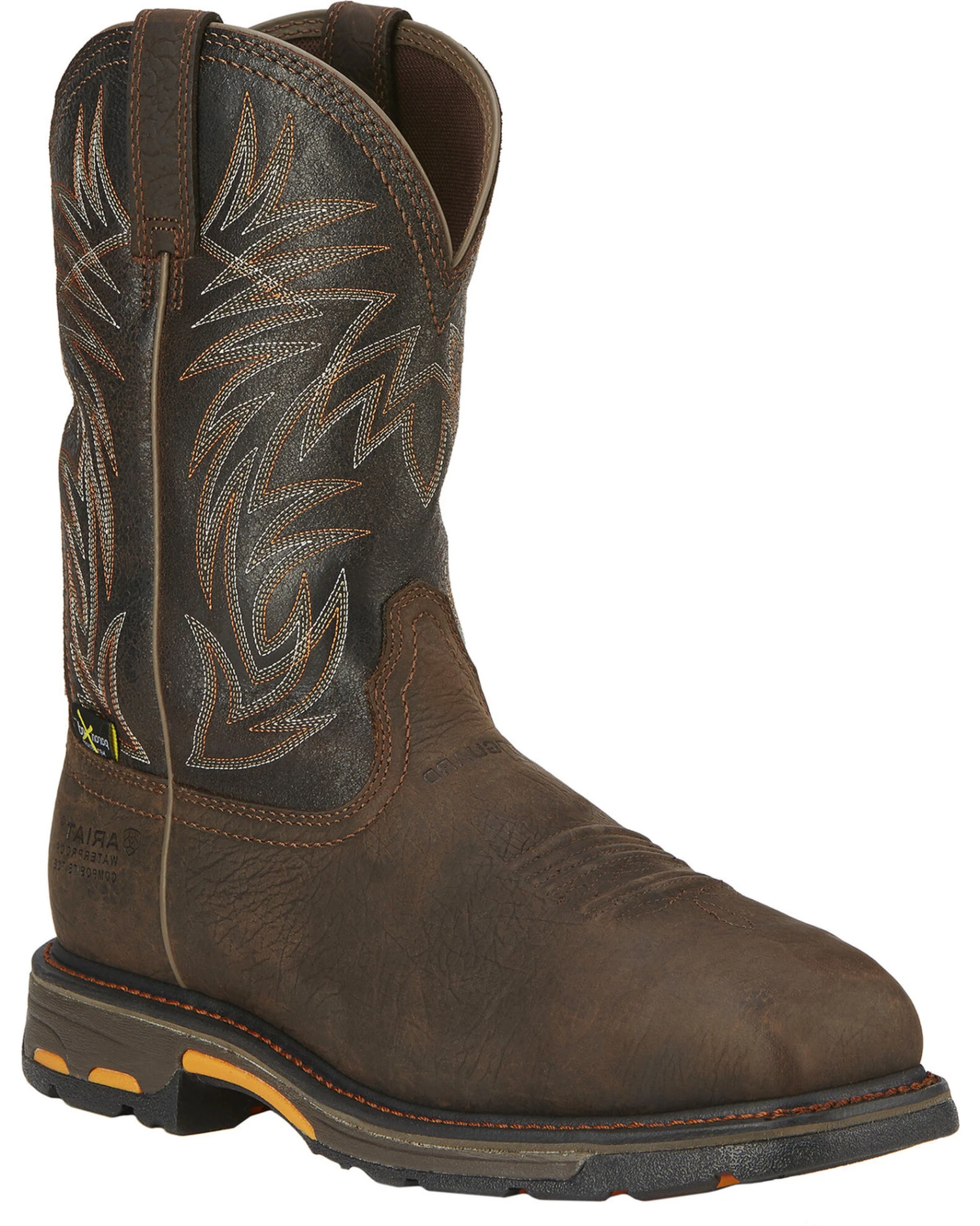 Ariat Men's Workhog Waterproof Comp Toe Met Guard Work Boots 1 Ariat Men's Workhog Waterproof Comp Toe Met Guard Work Boots