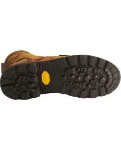 Justin Men's Pulley Waterproof MetGuard 8" Lace-Up Work Boots - Composite Toe -Ariat Western Outfitters 050D00 41 BM