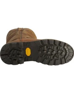 Justin Men's Wyoming Waterproof Internal Met Guard Pull-On Work Boots -Ariat Western Outfitters 050D01 41 BM