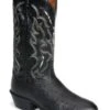 Tony Lama Men's Smooth Ostrich Western Boots - Round Toe