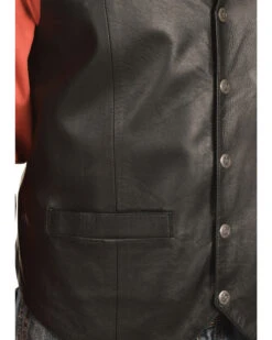 Scully Men's Lamb Leather Vest 5 Scully Men's Lamb Leather Vest -Ariat Western Outfitters 082B07 89 D2