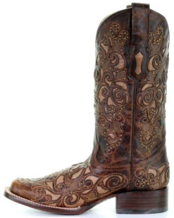 Corral Women's Embroidered Stud Inlay Western Boots -Ariat Western Outfitters 2000213351 200 LT