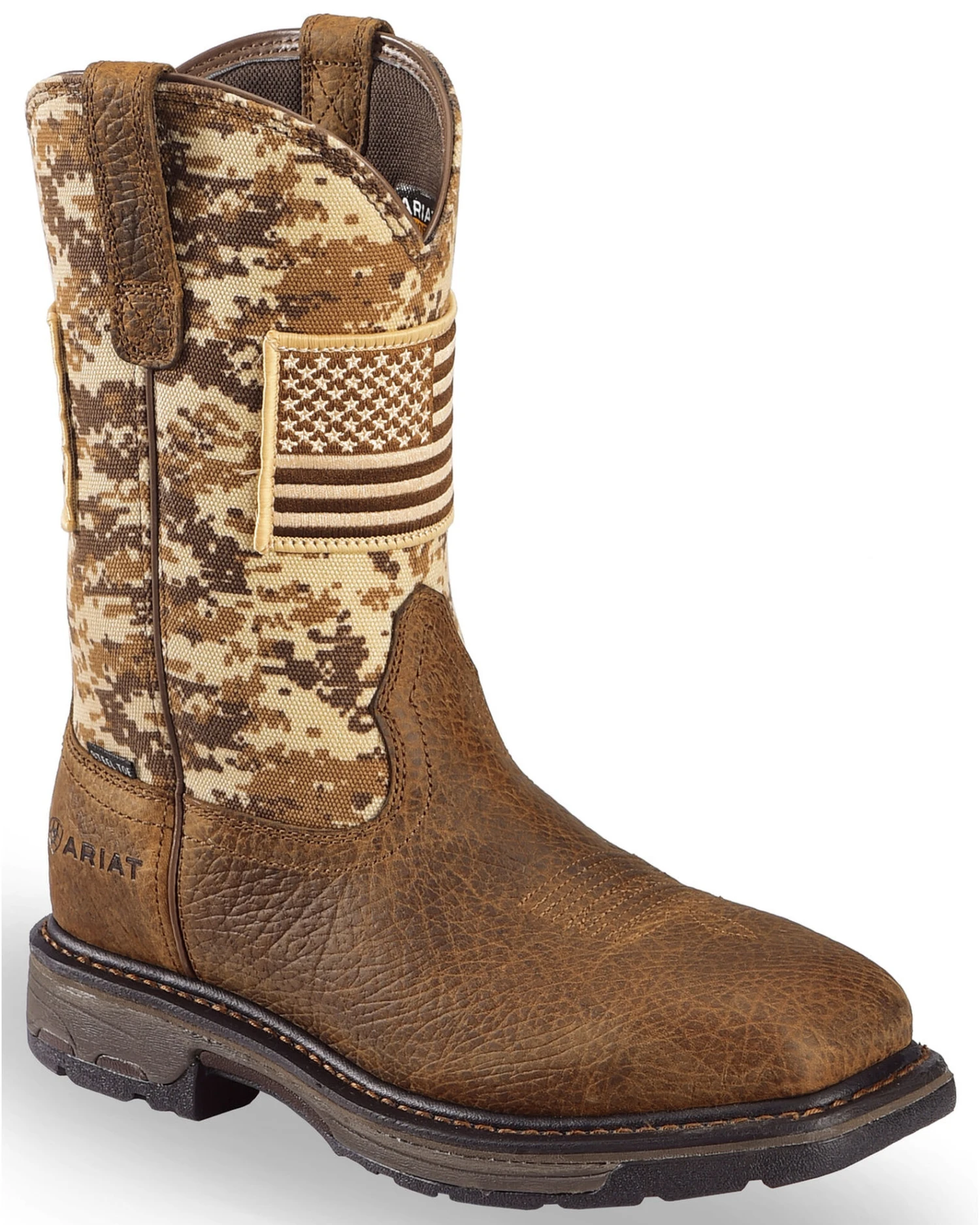Ariat Men's Workhog Patriot Western Boots - Steel Toe 1 Ariat Men's Workhog Patriot Western Boots - Steel Toe