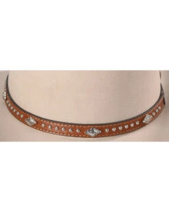 Cody James Silver Studs With Diamond Conchos Hat Band -Ariat Western Outfitters 2000221736 280 D2
