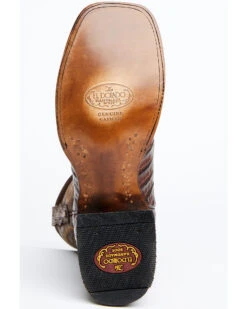 El Dorado Men's Handmade Caiman Back Brass Stockman Boots - Broad Square Toe -Ariat Western Outfitters 2000221949 221 P7