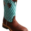 Twisted X Men's Lite Pattern Square Toe Western Work Boots