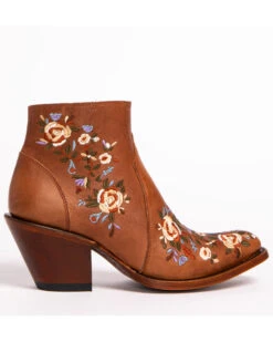 Shyanne Women's Millie Floral Embroidered Booties - Round Toe 9 Shyanne Women's Millie Floral Embroidered Booties - Round Toe -Ariat Western Outfitters 2000222872 200 LT
