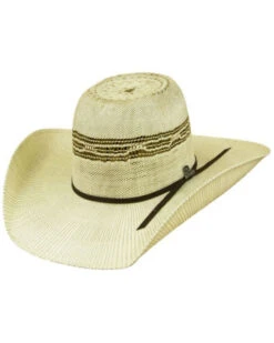 Ariat Men's Multi Tonal Straw Flat Western Hat 