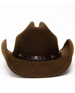 Cody James Men's Cattleman Tooled Star Concho Band Wool Hat  -Ariat Western Outfitters 2000234016 200 P4