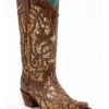 Corral Women's Golden Luminary Roots Western Boots - Snip Toe