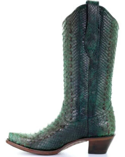 Corral Women's Full Python Woven Western Boots - Snip Toe -Ariat Western Outfitters 2000253807 440 LT