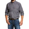 Ariat Men's FR Featherlight Button Down Long Sleeve Work Shirt 