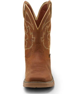 Justin Men's Stampede Rush Waterproof Western Work Boots - Steel Toe -Ariat Western Outfitters 2000272024 280 P3