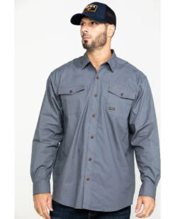 Ariat Men's Steel Rebar Made Tough Durastretch Long Sleeve Work ShirtÂ