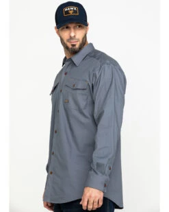 Ariat Men's Steel Rebar Made Tough Durastretch Long Sleeve Work Shirt  -Ariat Western Outfitters 2000282058 060 P3
