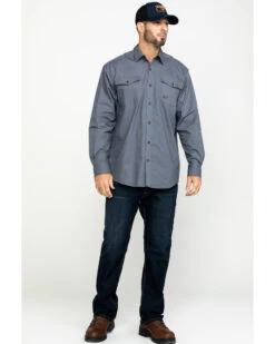 Ariat Men's Steel Rebar Made Tough Durastretch Long Sleeve Work Shirt  -Ariat Western Outfitters 2000282058 060 P6