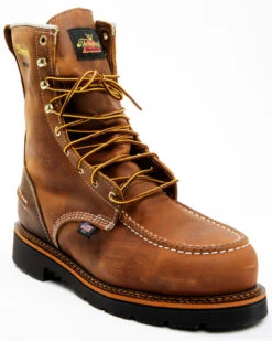 Thorogood Men's 8" Crazyhorse Made In The USA Waterproof Work Boots - Steel Toe