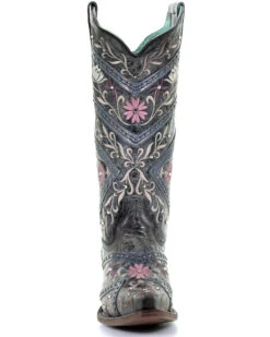 Corral Women's Floral Embroidery & Rhinestones Western Boots - Snip Toe 9 Corral Women's Floral Embroidery & Rhinestones Western Boots - Snip Toe -Ariat Western Outfitters 2000288724 001 P5