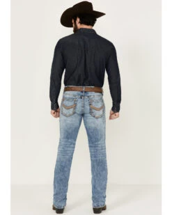Cody James Core Men's Clover Leaf Light Wash Stretch Slim Straight Jeans  -Ariat Western Outfitters 2000290856 400 P3