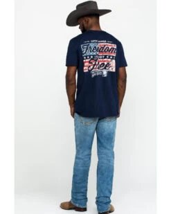 Cody James Core Men's Clover Leaf Light Wash Stretch Slim Straight Jeans  -Ariat Western Outfitters 2000290856 400 P5