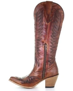 Corral Women's Cognac Embroidery Western Boots - Medium Toe -Ariat Western Outfitters 2000293441 200 P3