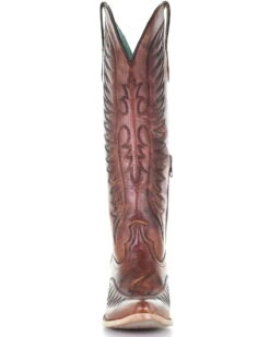 Corral Women's Cognac Embroidery Western Boots - Medium Toe -Ariat Western Outfitters 2000293441 200 P5