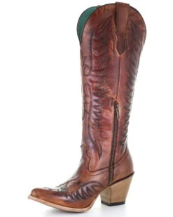 Corral Women's Cognac Embroidery Western Boots - Medium Toe -Ariat Western Outfitters 2000293441 200 P6