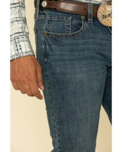 Cody James Men's High Roller Stackable Stretch Straight Medium Wash Jeans 8 Cody James Men's High Roller Stackable Stretch Straight Medium Wash Jeans -Ariat Western Outfitters 2000295743 400 P4