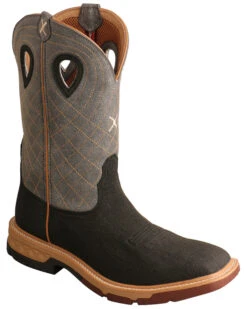 Twisted X Men's Brown CellStretch Western Work Boots - Alloy Toe