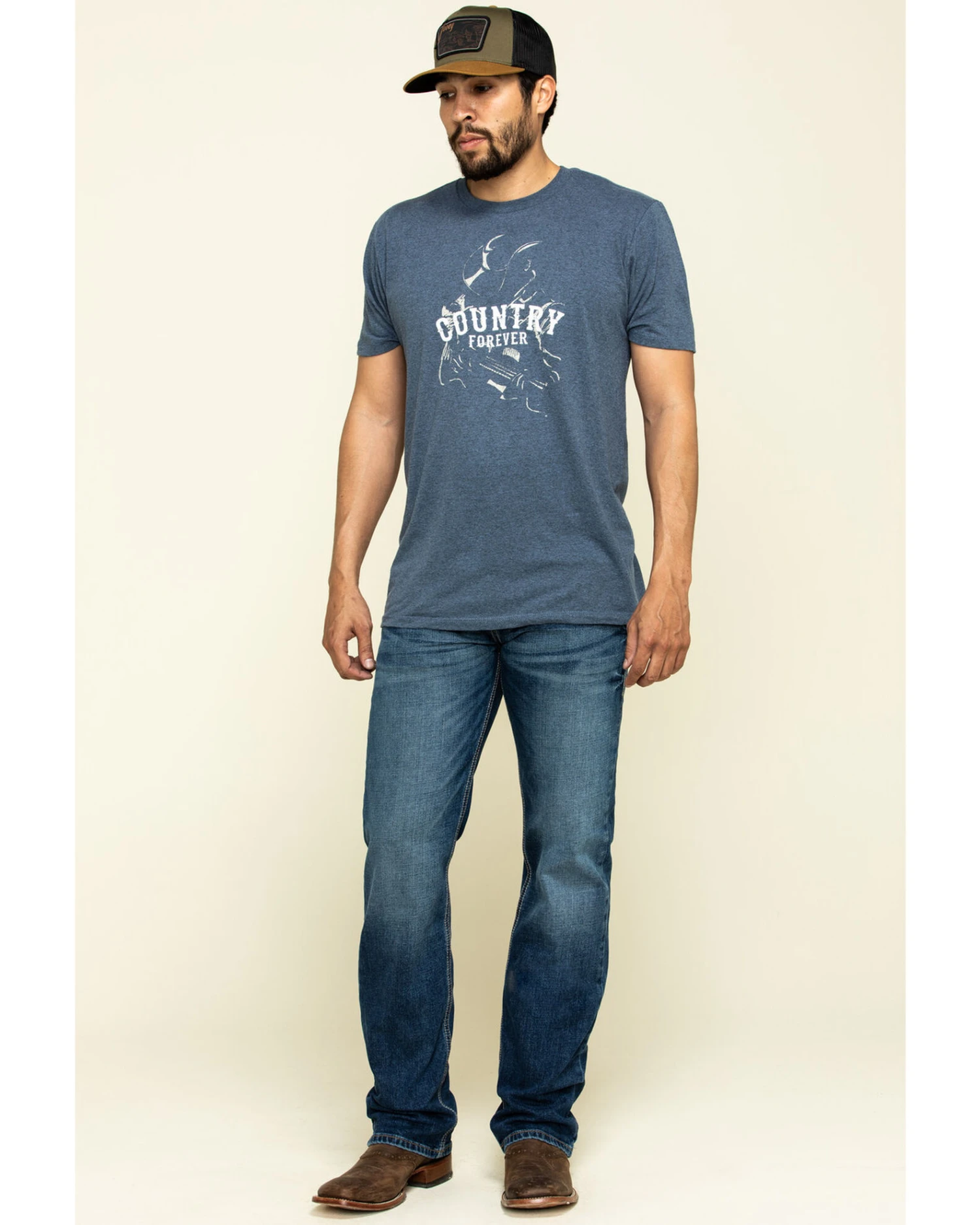 Ariat Men's M7 Rocker Summit Dark Stretch Stackable Slim Straight Jeans 6 Ariat Men's M7 Rocker Summit Dark Stretch Stackable Slim Straight Jeans - Image 6