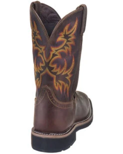 Justin Men's Driller Western Work Boots - Soft Toe -Ariat Western Outfitters 2000332454 200 P5