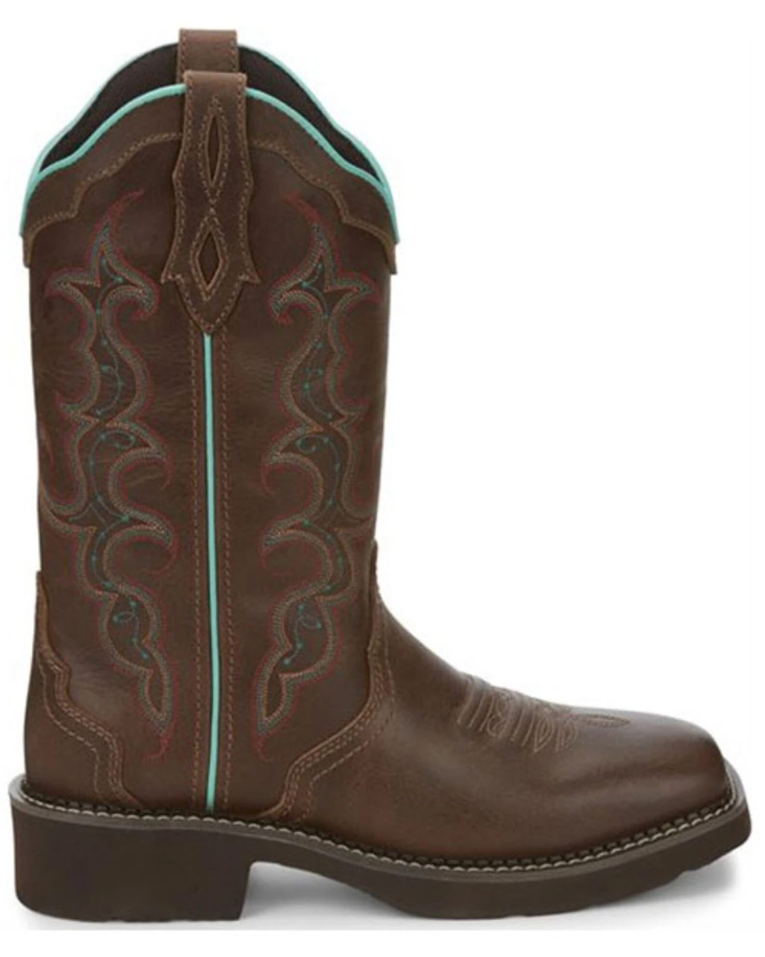 Justin Women's Raya Western Boots - Square Toe 2 Justin Women's Raya Western Boots - Square Toe - Image 2