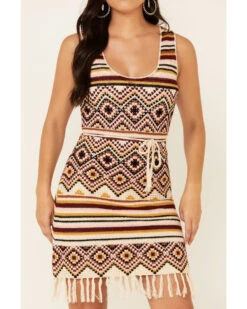 Idyllwind Women's Chilli Havana Nights Crochet Fringe Dress -Ariat Western Outfitters 2000338282 641 P3