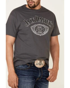 Jack Daniels Men's Cartouche Logo Brand Graphic T-Shirt  -Ariat Western Outfitters 2000341364 022 P3