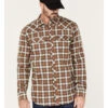 Cody James Men's FR Mini Buffalo Plaid Long Sleeve Snap Work Shirt 