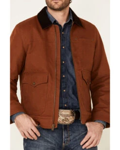 Pendleton Men's Whiskey Carson City Canvas Zip-Front Barn Coat  -Ariat Western Outfitters 2000344099 235 P4