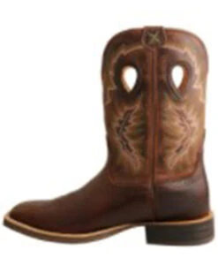 Twisted X Men's Brown Ruff Stock Western Boots - Square Toe -Ariat Western Outfitters 2000350217 201 P3