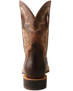 Twisted X Men's Brown Ruff Stock Western Boots - Square Toe -Ariat Western Outfitters 2000350217 201 P5