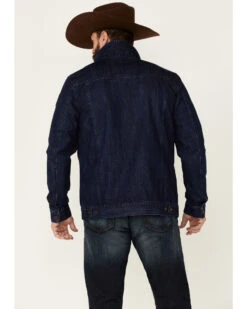 Cody James Men's Coasting Medium Wash Button-Front Unlined Denim Jacket 7 Cody James Men's Coasting Medium Wash Button-Front Unlined Denim Jacket -Ariat Western Outfitters 2000351707 402 P4