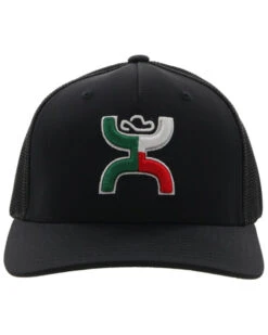 Hooey Men's Boquillas Logo Embroidered Mesh Back Trucker Cap -Ariat Western Outfitters 2000356386 001 P3