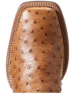 Ariat Men's Ostrich Quill Quantum Primo Exotic Western Boot - Broad Square Toe  -Ariat Western Outfitters 2000356428 200 P4