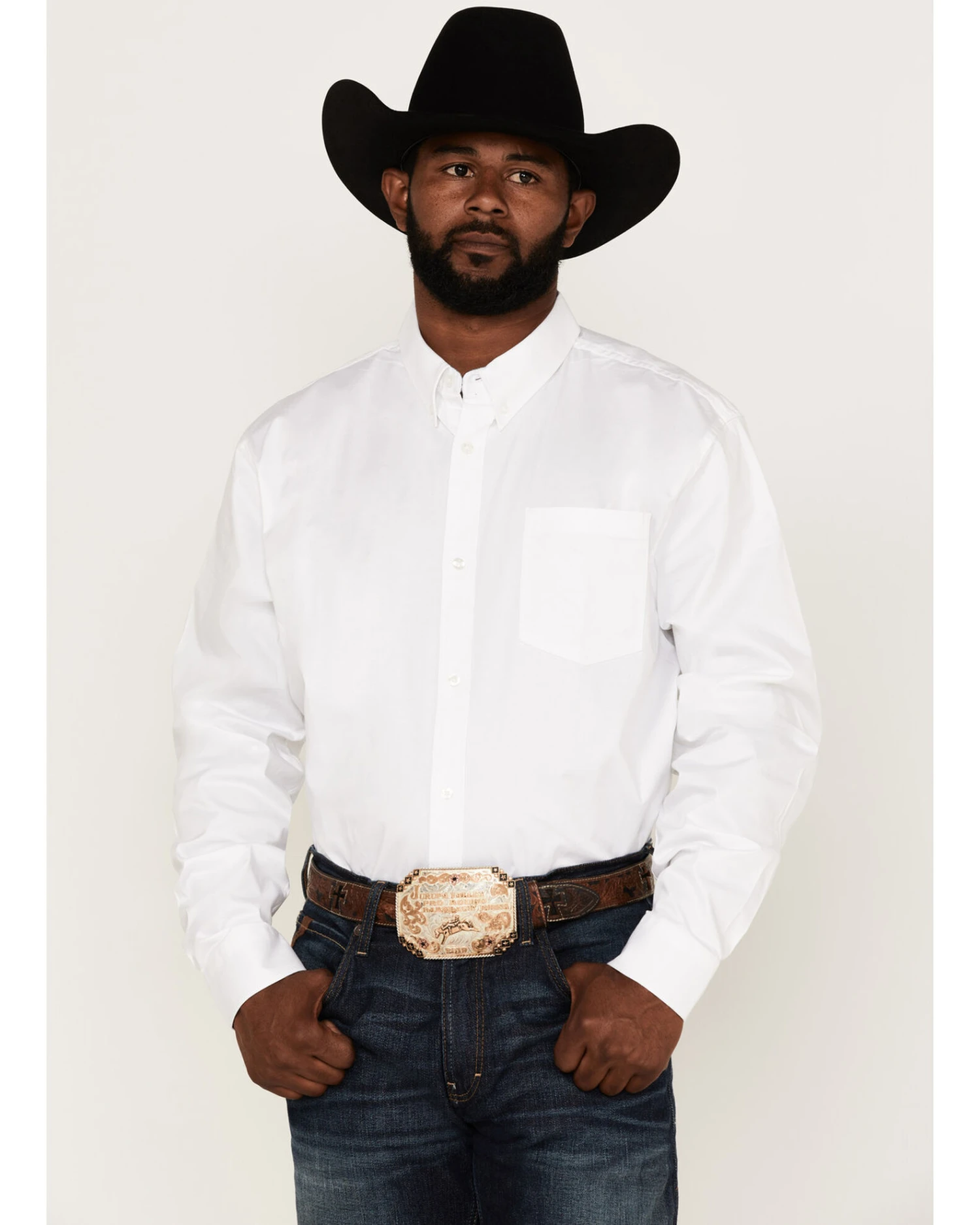 RANK 45 Men's Basic Twill Long Sleeve Button-Down Western Shirt - Big 1 RANK 45 Men's Basic Twill Long Sleeve Button-Down Western Shirt - Big