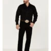 Blue Ranchwear Men's Durango Black Wash Stretch Slim Straight Jeans  