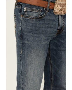 Rock & Roll Denim Men's Hooey Revolver Medium Vintage Stretch Slim Straight Jeans 7 Rock & Roll Denim Men's Hooey Revolver Medium Vintage Stretch Slim Straight Jeans -Ariat Western Outfitters 2000360316 400 P4