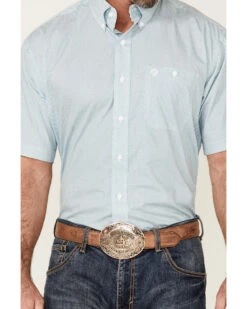 George Strait By Wrangler Men's Short Sleeve Button Down Western Shirt 6 George Strait By Wrangler Men's Short Sleeve Button Down Western Shirt -Ariat Western Outfitters 2000360617 440 P3