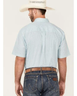 George Strait By Wrangler Men's Short Sleeve Button Down Western Shirt 7 George Strait By Wrangler Men's Short Sleeve Button Down Western Shirt -Ariat Western Outfitters 2000360617 440 P4