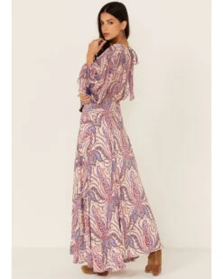 Free People Women's Multicolored Mirage Maxi Dress 7 Free People Women's Multicolored Mirage Maxi Dress -Ariat Western Outfitters 2000362308 500 P4