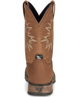 Tony Lama Men's Boom Saddle Cowhide Pull On Western Work Boots - Composite Toe  -Ariat Western Outfitters 2000362943 280 P5
